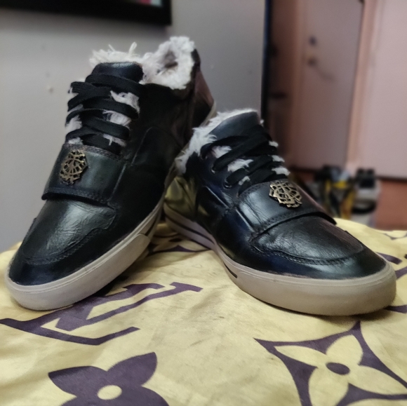 Just cavalli sneakers with faux fur trim - Picture 4 of 11